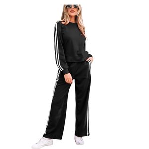 Conjuntos de Dos Piezas para Mujer a Precio de Fábrica, Logotipo Personalizado, Tops Ajustados, Conjuntos de Camisetas, Conjuntos de Ropa para Chicas, Ropa Deportiva al por Mayor - Product Image 1