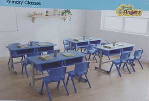 Bureau à deux places (réglable) avec deux compartiments de rangement - Product Image 3