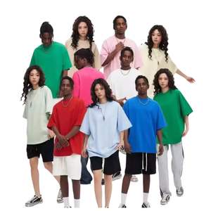 Nouvelle Tendance Vente en Gros Chemise Homme Oversize 100% Polyester Manches Courtes Épaules Tombantes Hip Hop Streetwear Personnalisé de Haute Qualité - Product Image 2