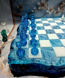 High Quality Custom Resin <b>Chess</b> <b>Board</b> Box <b>Chess</b> Game <b>Set</b> Luxury <b>Chess</b> Piece High Selling Belladec Handmade Artistic - Product Image 3