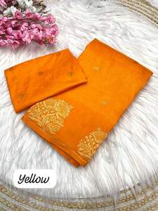 Sari en soie Dola de créateur indien, exclusif, fantaisie, dernière collection, qualité supérieure, tenue de fête ethnique, best-seller, exclusif - Product Image 3