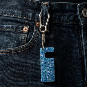 Recycled Plastic Modern Waterproof Personalized Keychain Phone Holder <b>Bag</b> Charm Souvenirs Merchandise Gifts Office Supplies - Product Image 3
