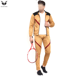 Trajes Deportivos de Primera Calidad 2026 con Logotipo Personalizado para Hombre, Color Amarillo Mostaza y Rojo, Corte Ajustado, Ideales para Entrenamiento Físico - Product Image 2