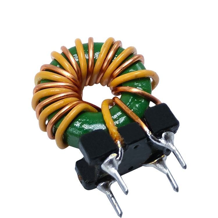 Smart Home Appliance Variable Inductor Coil Vertical Choke Magnetic Ring With Inductor Coil Common Mode Coil Winding