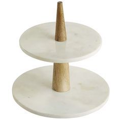 Top selling <b>Marble</b> Handmade 2-Tier Round <b>Cake</b> <b>Stand</b> Multi-Layer Dessert Display Pedestal for Wedding Birthday Party Home - Product Image 2