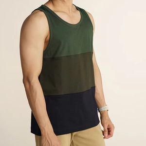 Camisetas de Tirantes Deportivas Básicas para Hombre 2023, Ropa Deportiva Informal de Alta Calidad, Color Sólido, Talla Personalizada, Transpirable, Tejido Ecológico - Product Image 4