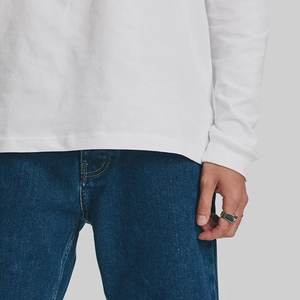 Full Sleeves Design Men T Shirt With Custom <b>Logo</b> Designing And Crew Neck Design With Relaxed Material For Summer Collection 2026 - Product Image 4