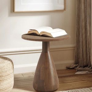 Elegante Mesa Auxiliar de Madera Hecha con Madera de Primera Calidad para Espacios Residenciales Contemporáneos - Product Image 6