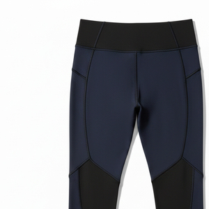 Leggings de sport sans couture pour femme, taille haute, anti-transparence, effet ventre plat, avec logo personnalisé, pour yoga et fitness - Product Image 3