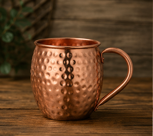 Hammered Copper <b>Mug</b> Solid Metal Vintage Style Handmade Beer <b>Mug</b> for Adults Party Use - Product Image 3