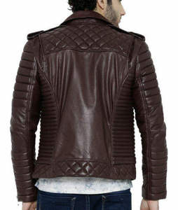 High Quality <b>Men</b> <b>Leather</b> <b>Jacket</b> 2026 Genuine <b>Leather</b> <b>Jacket</b> for <b>Men</b> Custom Production Available - Product Image 3
