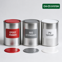 Revêtement en polyuréthane époxy MIO haute résistance pour structures en acier, idéal pour les ponts et systèmes de protection anticorrosion pétrochimiques