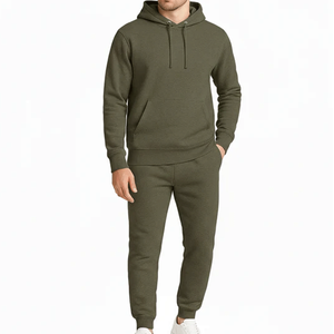 Ensemble de survêtements de sport pour hommes, deux pièces, imprimé, durable, de haute qualité, 100 % coton, best-seller - Product Image 4