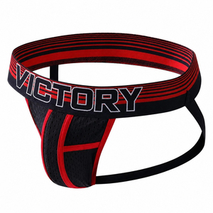 Ropa Interior Masculina Tipo Jockstrap de Malla, Transpirable, Ligera, con Cintura Elástica, Cómoda, con Soporte, para Fiestas, Clubes, Ropa Deportiva - Product Image 1