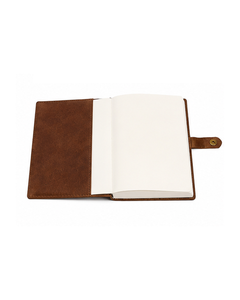 Carnet de notes de luxe en cuir pour écrire, dessiner et planifier – Journal en cuir marron de qualité supérieure avec pages vierges pour journal quotidien - Product Image 6