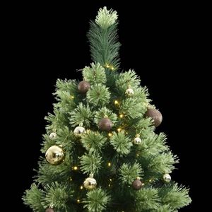 Sapin de Noël Artificiel Articulé avec 300 LED et Ensemble de Boules 210 cm Décorations Festives - Product Image 3