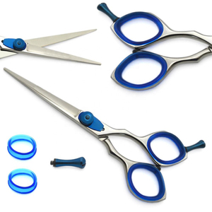 Ciseaux de coiffure professionnels en acier inoxydable de 6,5 pouces, ciseaux de barbier ultra-affûtés en gros OEM |   Durable et résistant à la rouille - Product Image 1