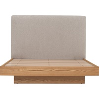 NESTHOUZ Cama Queen Moderna Tapizada con Base de Madera y Cabecera de Tela, Muebles de Dormitorio Hechos en China, Modelo 655132