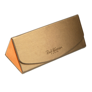 Étui à lunettes pliable en cuir PU fait main - Product Image 1