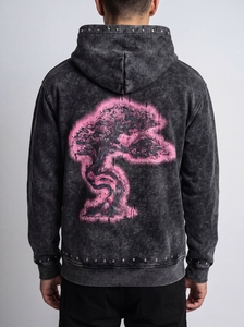 Custom Acid Wash <b>Zip</b> Up Hoodie Mens Oversized Full <b>Zip</b> <b>Hooded</b> Sweatshirt Heavyweight Cotton Fleece Vintage Streetwear Graphic - Product Image 4