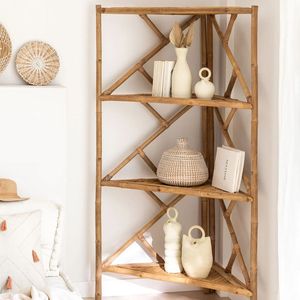 Estante Esquinero de Bambú, Organizador de Almacenamiento de Múltiples Niveles, Muebles Ecológicos para el Hogar, Proveedor de Vietnam - Product Image 3