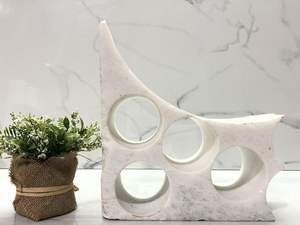 Enfriador de vino de mesa, cubo enfriador de vino para hotel, enfriador de vino para servicio en restaurantes, soporte de vino de mármol pesado - Product Image 3