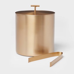 Premium Copper Finish Hammered Metal Ice Bucket with Lid Durable Barware Perfect for Wine Champagne and Party Serving - Product Image 4