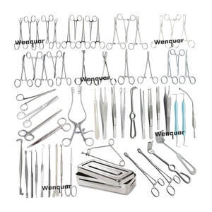 Ensemble d'instruments de chirurgie générale de 65 pièces, acier inoxydable de qualité Wenquar, outils chirurgicaux de base complets pour usage médical - Product Image 1