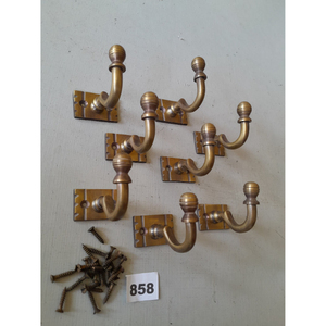 Luxurious Gold Finished Metal <b>Wall</b> Hooks <b>Hangers</b> for High-end Interiors Providing Both Style and Practical Storage Options - Product Image 3