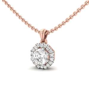 จี้เพชรทรง Asscher ชุบทองคำขาว 925 เงินแท้ ประดับเพชรแล็บโกรว์ ดีไซน์หรูหรา สำหรับผู้หญิง ของขวัญเครื่องประดับชั้นดี - Product Image 4