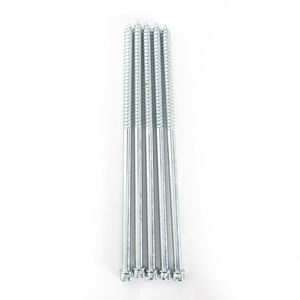 Tornillos para Madera de Doble Extremo, Cabeza Ranurada, Acero al Carbono Zincado, Clase 4.8 y 6.8, Rosca Parcial, Métrico y en Pulgadas, Marca PDC - Product Image 4