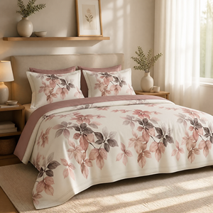 100% Microfiber <b>Queen</b> size <b>Bed</b> <b>Sheet</b> Set 3 Piece Woven High Thread Count Floral Print Hotel Quality Custom Size OEM Wholesale - Product Image 3