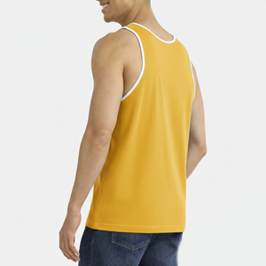Custom PASUXI Casual Quick Dry Moisture Wicking Fitness <b>Stringer</b> Tank Top <b>Men's</b> Gym Workout Singlet Breathable Running <b>Vest</b> - Product Image 2