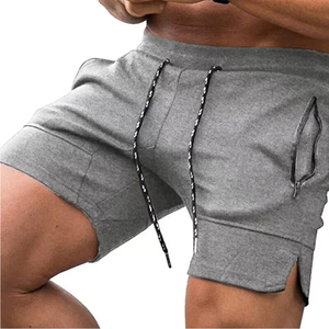 Shorts de sport pour hommes en mélange coton-polyester, respirants, personnalisables avec logo, pour la course et la gym, vente en gros - Product Image 1