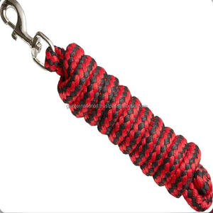 Equipo de caballo de alta calidad, cuerda de plomo de PP, diseño personalizado, cuerda de plomo de caballo colorida de doble tono y accesorios - Product Image 6