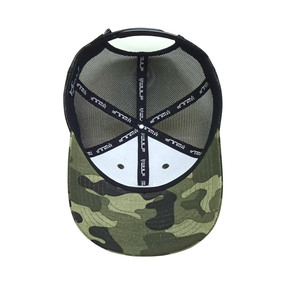 Gorra Trucker de Camuflaje Inspirada en el Aire Libre con Elegante Diseño de Costuras Blancas, Ajustable, Unisex para Adultos, para Uso Diario - Product Image 2