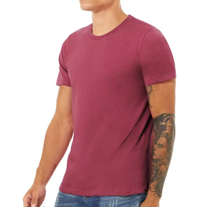 Camisetas de Verano para Hombre, 100% Algodón, Corte Regular, Manga Corta, Diseño Liso, Transpirables, de Secado Rápido y Ecológicas - Product Image 1