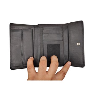 Cartera de Hombre de Alta Calidad, Larga, Estilo Bifold, Ligera, de Cuero Genuino, Duradera, con Diseño de Logotipo Personalizado, Servicio OEM - Product Image 2