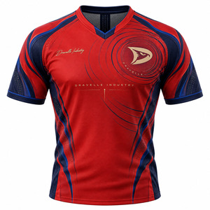 Camiseta de Juego Sublimada de Poliéster, Uniforme de Equipo Competitivo, Transpirable, para Torneos de Esports, Personalizable para Hombre - Product Image 3