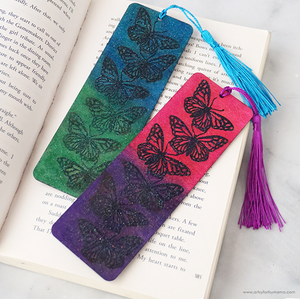 Clip de lecture pour étudiants au design élégant avec imprimé floral, artisanat en bois fait main avec boucle raffinée - Product Image 2