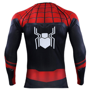 Camisetas Rash Guard con Estampado de Araña Personalizado, Impresión por Transferencia de Calor, Spandex/Nylon de Secado Rápido, Unisex para Adultos, Manga Larga, Mejor Calidad - Product Image 3