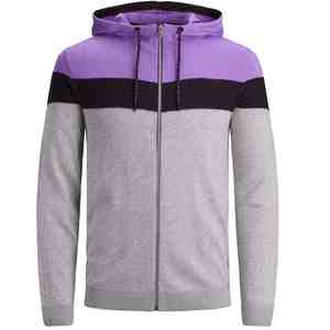 Sweat-shirt technique à capuche zippé pour homme, coupe ample, imprimé, en polaire performante, séchage rapide, respirant, idéal pour l'entraînement hivernal - Product Image 1