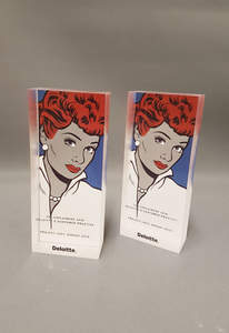 20225 nuevo diseño Recompensas de reconocimiento mejor calificadas: Elegantes premios de acrílico para contribuciones sobresalientes del equipo para regalos - Product Image 5