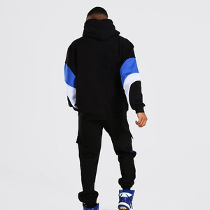 High Quality Custom <b>Plain</b> Men Sportswear <b>Tracksuit</b> French Terry Cotton Hoodie Sweatpants Sets Oversized <b>Tracksuits</b> for Men 2026 - Product Image 4