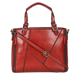Premium Durable Genuine Leather Women Handbag Zipper Closure Elegant Shoulder Bag Stylish <b>Purse</b> <b>Large</b> Capacity Fashion Daily Use - Product Image 1