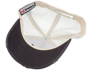 หมวกแก๊ปทรง Trucker แบบ Unisex ปรับขนาดได้สำหรับผู้ชาย หมวกตาข่าย 6 แผง สไตล์ลำลอง สำหรับฤดูใบไม้ผลิและฤดูร้อน สีดำขาว ตัดเย็บแบบเย็บต่อผ้า OEM 2026 - Product Image 3