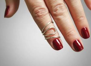 Anillo Ajustable de 18K Chapado en Oro para Mujer, Soporte para Dedos con Artritis, para Boda o Compromiso - Product Image 3