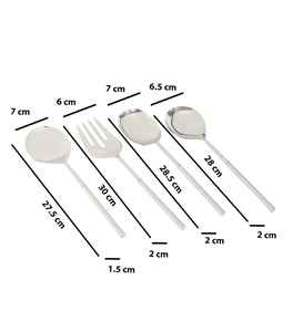 Cuchara Tradicional India de Latón para Thali, Cuchara Decorativa de Latón para Servir en Fiestas, Cuchara Resistente para un Uso Prolongado - Product Image 4