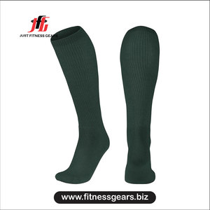 Knee High <b>Socks</b> Solid Color Breathable Knitted <b>Running</b> Adults Standard Thickness - Product Image 1