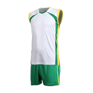 Ensembles d'uniformes de volley-ball personnalisés de haute qualité, impression par transfert thermique, 100% polyester, unisexe, adulte, imperméable, respectueux de l'environnement - Product Image 5